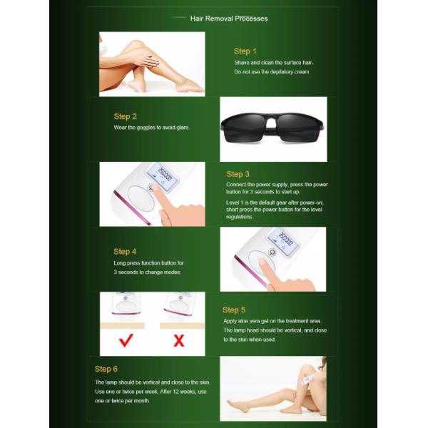 Soft Light Laser Hair Removal Machine , Home Women'S Hair Removal Devices