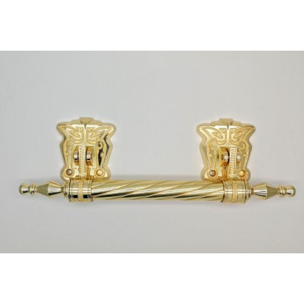 Zamak Metal Coffin Handle Zinc Alloy Material European Style In Gold Plating
