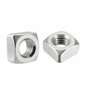 M5 18-8 Stainless Steel SS304 SS316 Square Thin Nut Plain Polished DIN557 DIN562