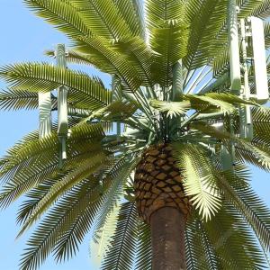 Wholesale Galvanized Bionic Telecommunication Monopole Tower / Artificial Tree Cell Towers from china suppliers