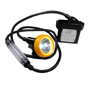 Advanced LED Miners Cap Lamp With Rechargeable Battery And Blue Backlight