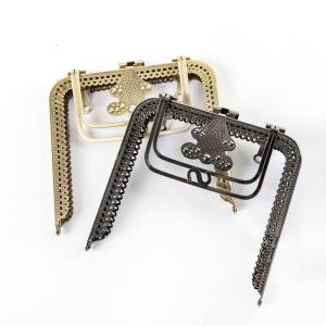 Double Handle Antique Brass Purse Frame Lady Wallet Frame