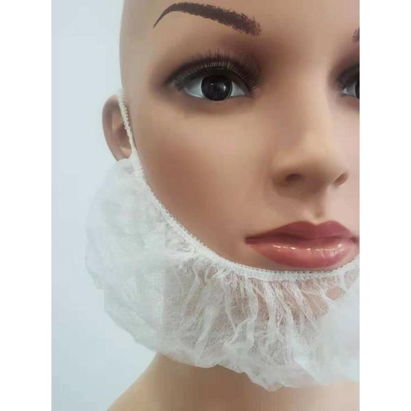 Manufacturer Disposable PP Nonwoven Beard Cover Beard Protecting Net Beard Guard