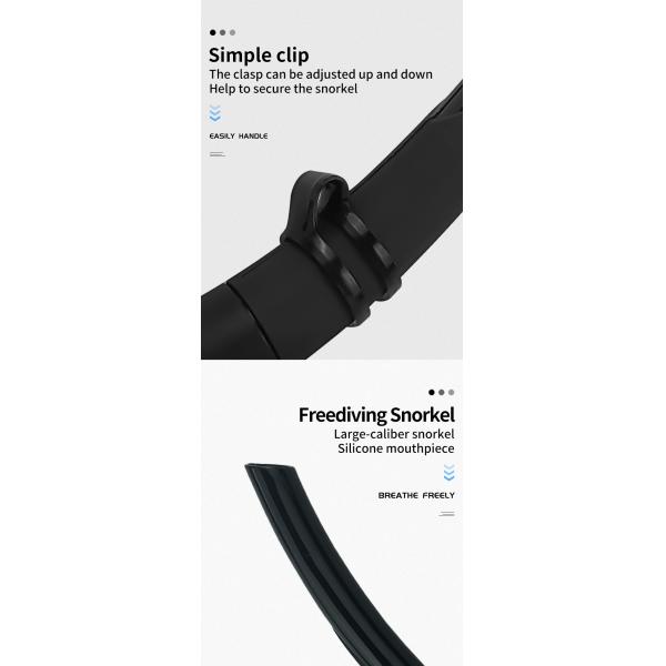 Camo TPU Wet Snorkel Breathing Tube for Freediving