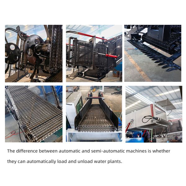 Customized Multifunctional Aquatic Weed Harvester with Paddle Wheel Driven Type for River and Canal Cleaning