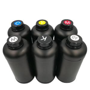 1000ml cmykw Led-UV Ink for Digital Printing inkjet printer i3200 xp600