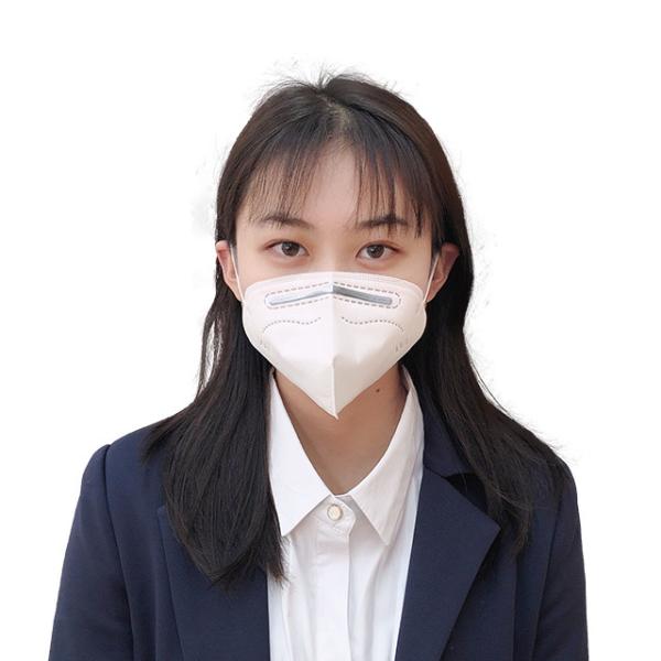 Quality Easy Breathing Folding FFP2 Mask , Five Layer KN95 Protective Mask for sale