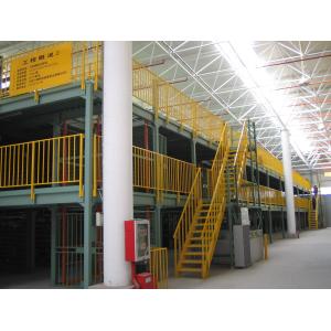 Yellow Multi Tier Mezzanine Rack for Efficient Space Utilization
