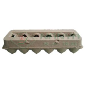 PLC Control Single Layer 120kg/H Egg Carton Machine