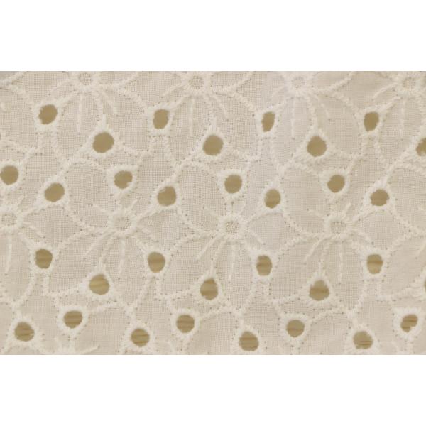 15yds Cotton Embroidered Lace Fabric Slim Transluscent For Multiapplication