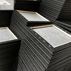 Customizable Black Stretched Blank Black Stretched Painting Canvas Boards