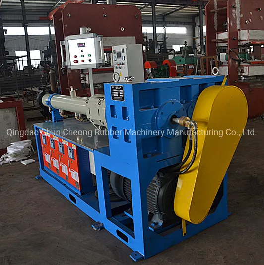 Variable Speed Heat-Feed Rubber Strip Extruder Line Customizable Rubber Extruder Machine