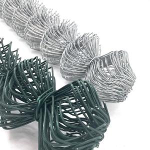 Outdoor 3.0mm Wire Dia Pvc Coating Galvanized Chain Link Fence Roll 50ft