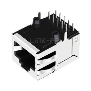 LPJG16426CNL 1000 Base-T Tab Up Without Led 1x1 Port Shielded 8P8C RJ45 Modular