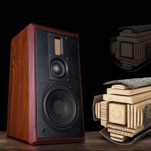 Customized 8 Inch Bookshelf Passive Speakers 3 Way Multifunctional