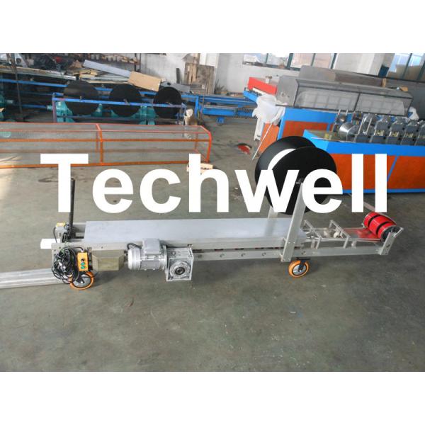Semi - Automated Mobile Downspout Roll Forming Machine for Rainwater Downpipe