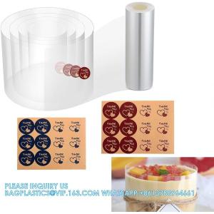 Cake Collars Acetate Rolls Clear Cake Strips Transparent Mousse Cake Collar