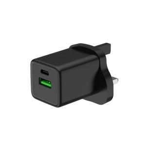 Wholesale GaN USB A Wall Charger Dual Port PD Power Delivery Fast Type C Charging Block Plug OEM from china suppliers