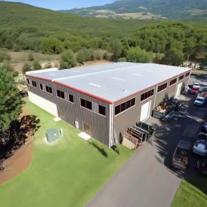 Prefabricated Steel Structure Buildings Q235B Q345B Steel Frame Storage