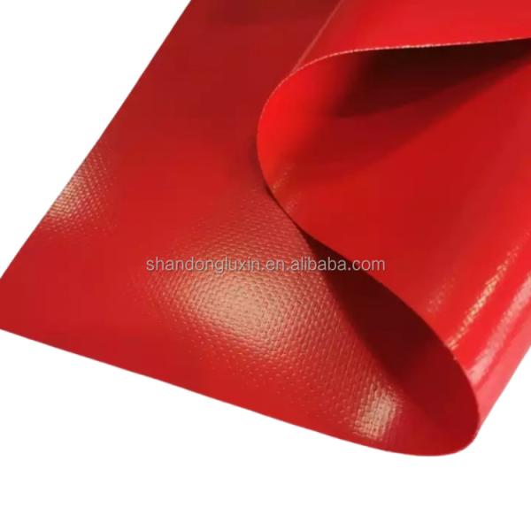 650 gsm PVC Coated Tarpaulin for Truck Tent Yarn Count 500D-1500D Plastic Canvas