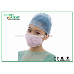 3 Ply Double Elastic Earloop Disposable Folding Flat Face Mask