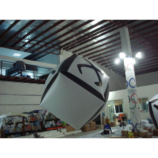 Big Cube Inflatable Advertising Balloon Full Digital Printing For Party