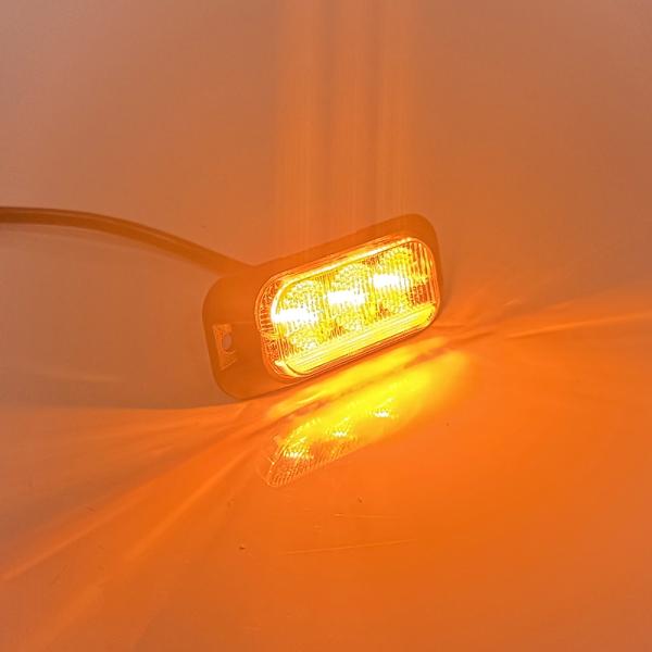 IP67 Flash Strobe Amber Led Light 12V 24V Truck Strobe Light