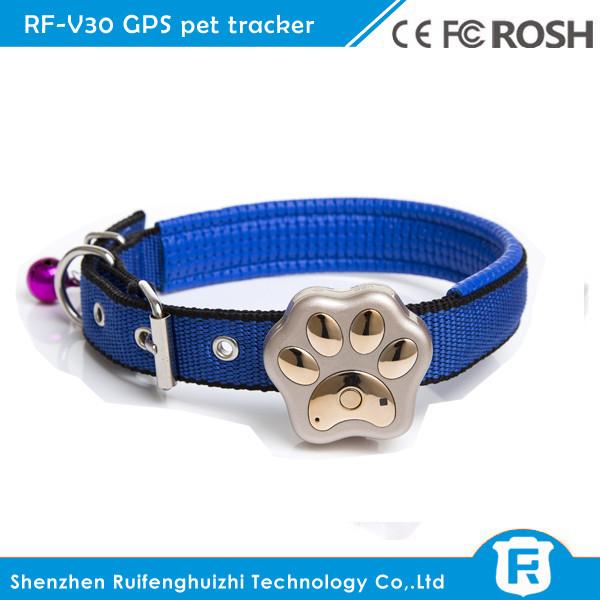 Quality worlds newest cheap mini pet gps tracker for small pet/dog/cat RF-V30 for sale
