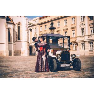 High Power Antique Electric Car 8 Seats With Curtis Controller