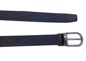 Wholesale Simple Mens Reversible With 1.3&quot; Wide Rotated Buckle / Genuine Leather Dress Belt from china suppliers