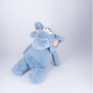 Customized Images Blue Elephant Plush Toy Soft And Huggable Animal Stuffed Toys