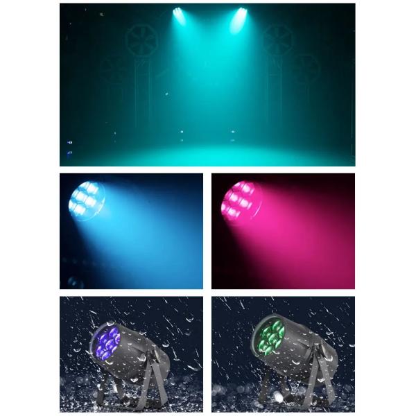 Outdoor IP65 7pcs 40w LED Par Zoom Rgbw Par Wash Lights RGBW 4IN1