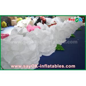 Color Change LED Inflatable flower Chain For wedding Decoration