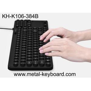 Ruggedized Industrial Silicone Rubber Keyboard 106 Keys With Plastic Touchpad