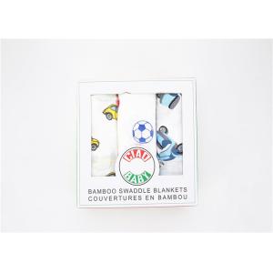 Comfortable Thin Organic Bamboo Baby Blanket , 100% Bamboo Swaddle Blankets