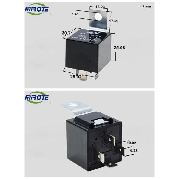 Waterproof Car Parts 40 Amp Relay 4 Pin JD1912 Relay 12V 100A 4 Brass Terminals With Led 0-332-014-150 0-332-014-203