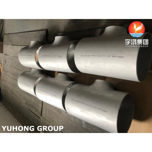 Quality ASTM A403 / A403M - 2018 WP304L - W Reducing Tee 12" X 6" SCH10S ASME B16.9 for sale