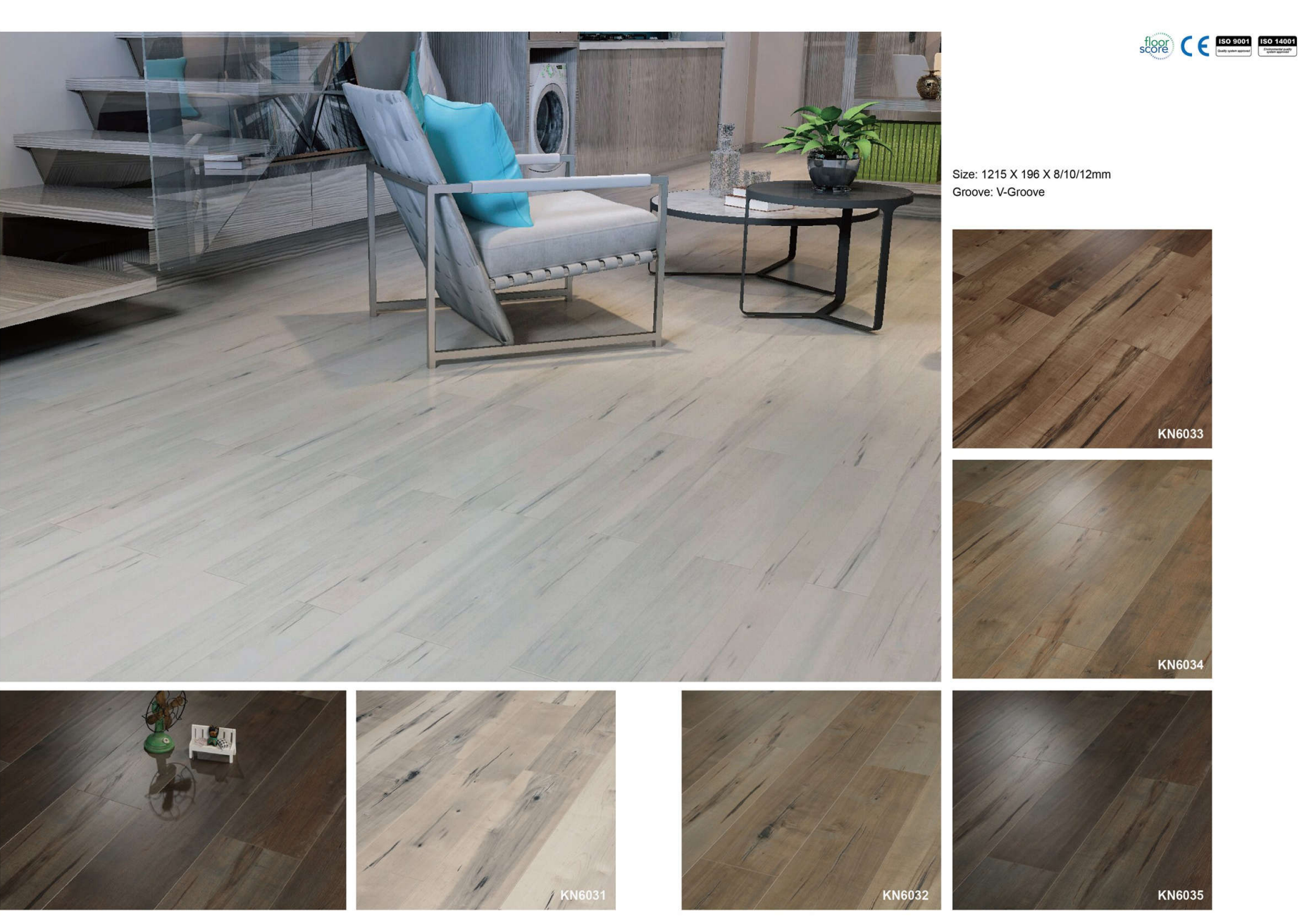 Customized Hdf Laminater Flooring Engineered Solid Wood Flooring