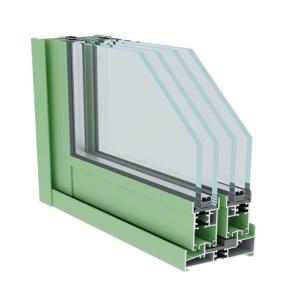 Wood Gain Aluminium Sliding Window Profile Anodised aluminium glass frame