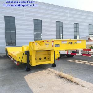 3-Axle Low Bed Semi-Trailer 80 Ton Capacity 13m Length