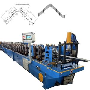 Width adjustable ridge cap rolling forming machine