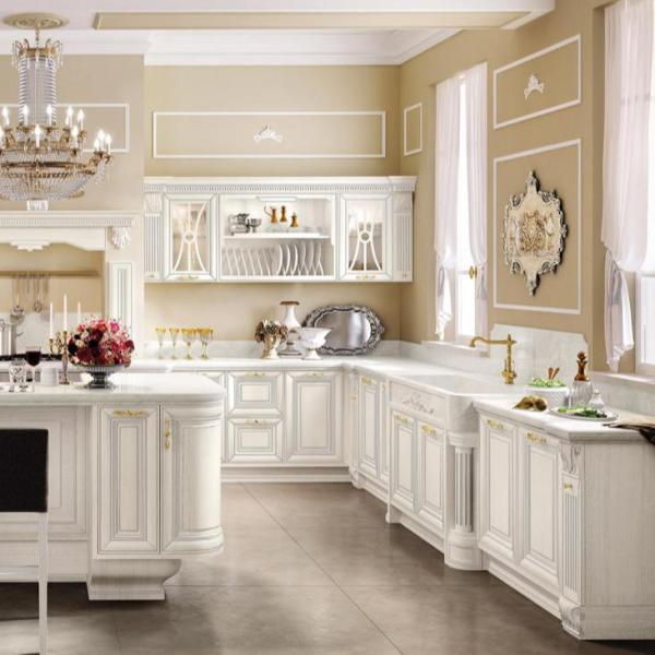 3000mm Solid Wood Kitchen Cabinets