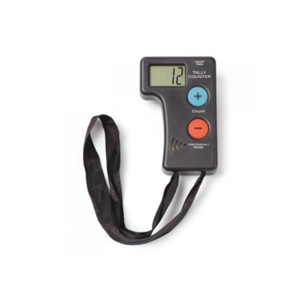 promotion gift digital hand muslin tally counter with compass