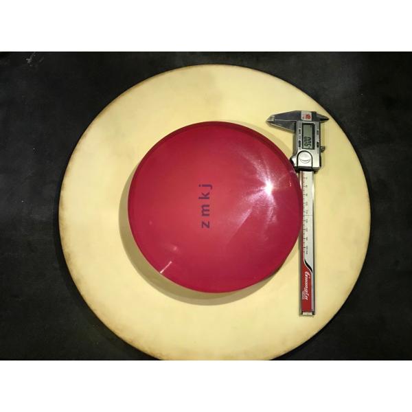 Quality Ti+ Al2O3 Sapphire Wafer , Sapphire Crystal Glass Lens Doped Titanium for sale