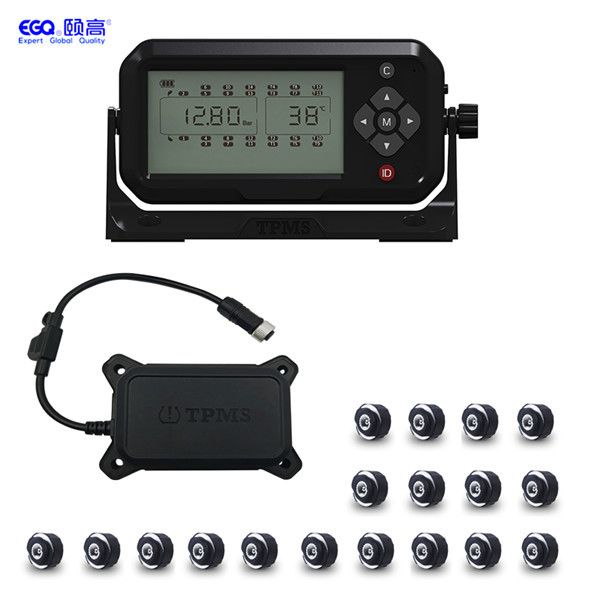 Quality Real Time Monitoring Eighteen Tire Trailer TPMS System for sale