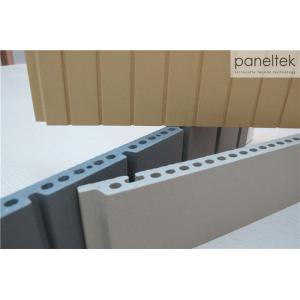 Textured / Lined Ceramic Wall Cladding Tiles , External Wall Insulation Cladding