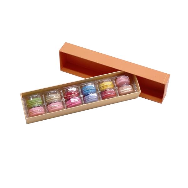 Candy Color Clamshell Gift Box Macaron White Cardboard Packaging Gift Box Customized