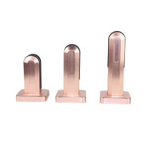 China Simple Design Style Glass Clip Customized Aluminum Exterior Swimming Pool Glass Clamp Holder 130mm/160mm/200mm on sale