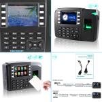 Biometric Fingerprint Access Control and Time Attendance System with TCP/IP/USB