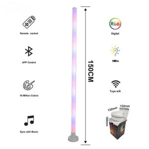 2024 Atmosphere Smart Home Light Rgb Led Floor Lamp with Iron Base and Remote